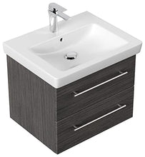 Mobile bagno con lavabo Villeroy & Boch Subway 2.0 60cm antracite venato