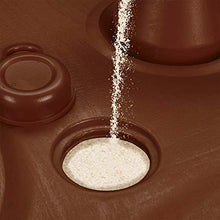 Relaxdays Base per Ombrellone, da Riempire con Acqua o Sabbia, per Aste D 25-32mm, Supporto in Plastica,43x43 cm,Marrone