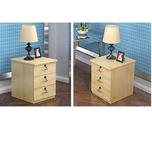 Comodino Comodino in legno massello Armadio di stoccaggio semplice e indipendente, Armadietto, Camera da letto multifunzione, Comodino semplice Piccolo comodino con serratura Può essere posizionato su