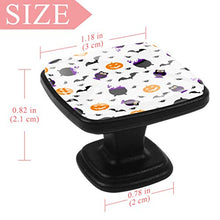 Felice Halloween Pomelli per Porta Set di 4 Pomelli per Mobili Manopole per Cassetti Cucina Armadio Vetro
