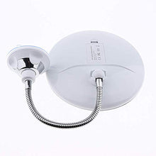 Chef Turk Ingrandimento 10X LED Rotazione a 360 Gradi Ventosa Tubo in Metallo Specchio Rotondo/Specchio/Specchio Appeso