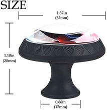 Concept Car Pomelli per Porta Set di 4 Pomelli per Mobili Manopole per Cassetti Cucina Armadio Vetro