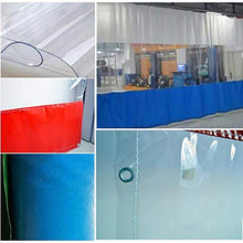 MAHFEI Telone Telo Copertura, con Occhielli Tenda in Vinile per Esterni con Pannello Trasparente Resistente Ai Raggi UV E agli Agenti Atmosferici per Pergola, Portico, Gazebo