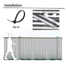 Telo Frangivista per Balcone, Occlusione Visiva Parabrezza Privacy Shield Ringhiera Decorativo Schierandosi in Metallo Passacavo con Coulisse,Grigio,1×8M