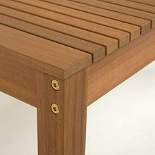 Kave Home - Tavolo da esterno Emili in legno massello di acacia, 190 x 90 cm