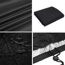 HAOHUI Copertura per Mobili da Giardino, Impermeabile Anti-UV Resistente Antistrappo Tessuto Oxford Copertura Rotonda per Tavolo da Giardino, per Mobili da Giardino