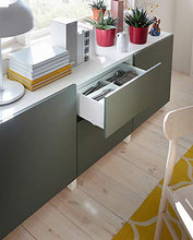 NOTVIKEN cassetto anteriore 60x26 cm grigio-verde
