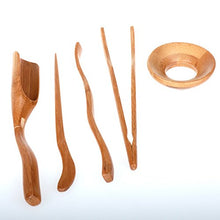 SaySure - Natural Bamboo Six Pieces Kungfu Tea Set 6pcs Tea Set liujunzi