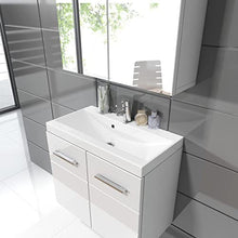 Badplaats B.V. Mobili di Bagno (Bianco Lucido, Toledo 02)