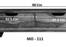 MASSIVMOEBEL24.DE Mobile TV in Legno sheesham - Laccato/Noce 90x40x34 MALMÖ 2#111