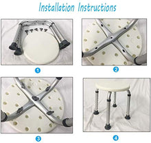 Impermeabile Bath Chair Anziani Bath Chair Bagno Antiscivolo da Bagno Sgabello disabili Donna Incinta Doccia Sgabello Robusta