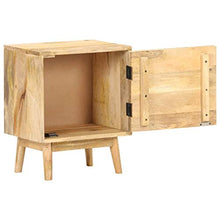vidaXL Comodino 40x30x50 cm in Legno Massello di Mango