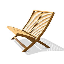 INTERBUILD REAL WOOD Divano Stockholm 120 cm, Oliato Teak Dorato