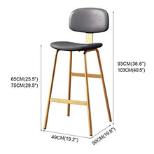 Liyanng - Sgabello da bar nordico a 360 gradi, regolabile in pelle, per bancone colazione, cucina, per il tempo libero Cafe sgabello