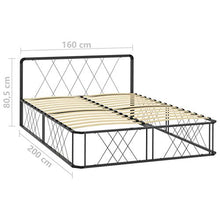 SKM Giroletto Grigio in Metallo 160x200 cm (27.3kg)