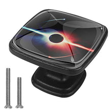 Universo Terra Galaxy Pomelli per Porta Set di 4 Pomelli per Mobili Manopole per Cassetti Cucina Armadio Vetro