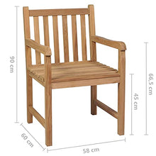 vidaXL Sedie da Giardino 2 pz e Cuscini Grigio Talpa Massello di Teak