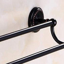 DNSJB Portasciugamani Portasciugamani in ottone 1 Pc. Doppio Portasciugamani Bagno Accessorio Portasciugamani