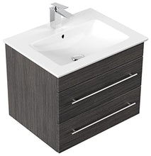 Mobile bagno con lavabo Villeroy & Boch Venticello 65cm antracite venato