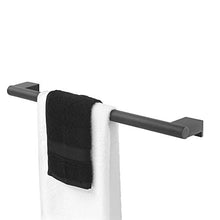 Tiger Bold Portasciugamani, Acciaio Inox, Nero, 60 x 3,9 x 8,3 cm