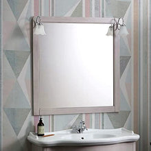 Kiamami Valentina MOBILE BAGNO SHABBY A TERRA NIZZA CON LAVABO E SPECCHIO