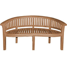 Panca da parcheggio XXL Avello, in legno massiccio di teak