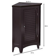 Teamson Home Mobile Bagno D'Angolo Da Legno Armadietto Marrone ELG-596