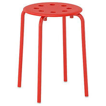 Sgabello MARIUS 40 cm rosso