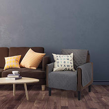 Relaxdays Copridivano 3 Posti, Telo Divano Idrorepellente per Casa e Feste, Protegge da Peli e Macchie, Poliestere, Grigio, 275 X 175 Cm