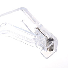Set di 8 clip per tovaglia in plastica trasparente con clip a molla, per casa, feste e picnic