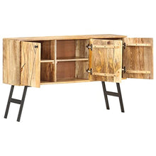 vidaXL - Sideboard 118 x 30 x 75 cm Massivholz Mango