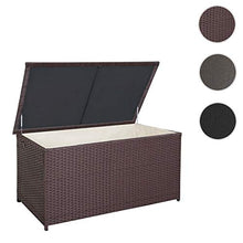 Mendler Baule Contenitore da Esterno HWC-D88 polyrattan ~ Premium 950l Marrone