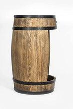 Weeco - Mobile bar a forma di botte, in legno, 81 cm, con ripiano