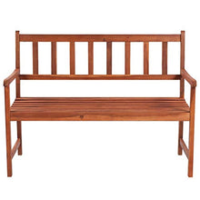 vidaXL Panca da Giardino con Cuscino 120 cm in Massello di Acacia