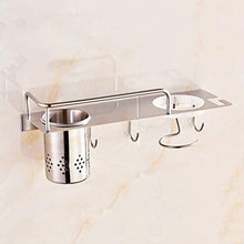 LAN-ZHENS Mensola da Bagno Acciaio Inossidabile mensole Bagno Bagno monostrato Ciondolo Hardware Bagno con Doccia