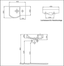 Alpenberger Lugano-450 (lavabo sinistro)