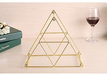 Buy and buy at Brandon Creative Home Decoration Ornaments Wrought Iron Wine Rack Pyramid Wine Rack Wine Display Rack RemovableGoldTrumpet