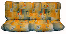 LI.GI Coppia Cuscini Dondolo 4 POSTI CM 180X60/50H10 Anche su Misure (Verde Scuro)