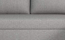 La Petite Maison - Divano angolare convertibile con 2 cassetti, 230 x 72 x 180 cm, colore: Grigio chiaro