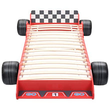 FAMIROSA Letto Bimbo ad Auto da Corsa 90x200 cm Rosso