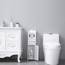 Wealthgirl - Armadietto da bagno, impermeabile, colore: bianco, robusto