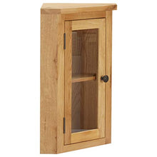vidaXL - Wand-Eckschrank 45 x 28 x 60 cm Eiche Massivholz