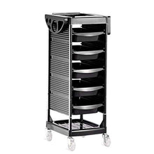 Pratico Carrello a rulli, con 5 cassetti, Salone di Bellezza, deposito, Accessori per Parrucchieri, mensola a 7 Piani e Design delle ruoteZHFZD
