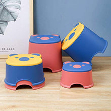 STKASE® Sgabello Antiscivolo Progettato Appositamente per I Bambini, con 2 Scalini, Sgabello da Pediera per Bambini, Sedile per Addestramento per WC, Sgabello per Bambini in Bagno,Rosa