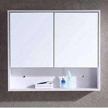 Bathroom mirror Armadio con Specchio per Bagno in Legno Massello, Armadio A Muro per Armadietto con Specchio, 60 Cm / 70 Cm