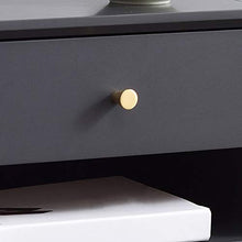 WALNUTA Comodino da Camera da Letto in Legno massello Nordico, Comodino Semplice e Moderno