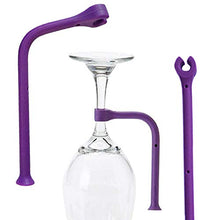 YouU - Supporto per bicchieri da vino, in silicone, per lavastoviglie, 8 pezzi, colore: lilla