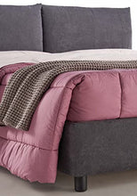 Evergreenweb-Letto Contenitore matrimoniale Imbottito sfoderabile Moderno e di design con rete a doghe legno per Materassi Matrimoniale, Elegante Testiera con Doppi Cuscini (Grigio, 160x195)
