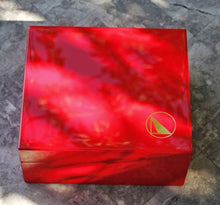 The Rolling Box Glossy Red 170 Rosso Laccato Lucido Scatola per Fumatori con Luce