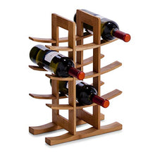 Zeller 13580 Scaffale portabottiglie in bambù 29 x 16 x 42 cm